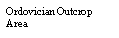 Text Box: Ordovician Outcrop Area